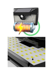 Applique LED Solare Giardino 218 SMD con Sensore di Movimento e Crepuscolare