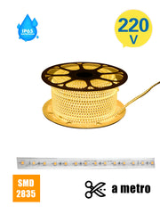 Striscia LED 220V SMD2835 120L IP65 su Misura Luce Bianca