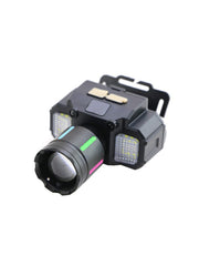 Lampada frontale ricaricabile con sensore di movimento