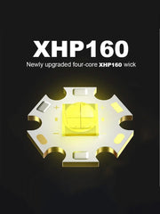 Torcia Luminosa 10000LM Zoomable Usb ricaricabile