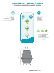 Lampada decorativa CONTA 70