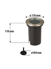 Faretto LED Incasso Calpestabile Gu10