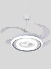 Ventilatore da Soffitto a Luce LED con Pale Pieghevoli 9090