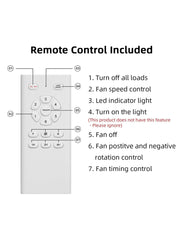 Ventilatore da Soffitto a Luce LED 1003-52
