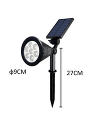 Faro Solare 7LED con Picchetto