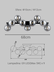 Lampadario FEEL 8088-9