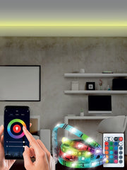Striscia LED Colorati Catena Musicale con Controller e APP 5M