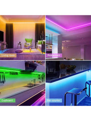 Striscia LED Colorati Catena Musicale con Controller e APP 5M