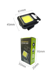 COB Mini Flashlight LED Outdoor Portabile Ricaricabile