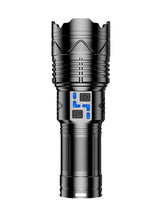 Torcia LED Potente Professionale 10000 Lumen Zoomable Usb ricaricabile