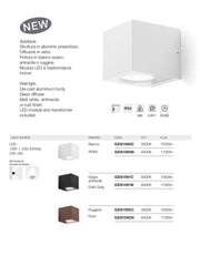 Applique LED Esterno 12W Ges1090