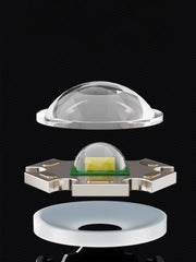 Torcia LED Potente Professionale 10000 Lumen Zoomable Usb ricaricabile