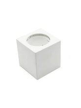 PORTA FARETTO QUADRATO IN GESSO