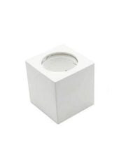 PORTA FARETTO QUADRATO IN GESSO