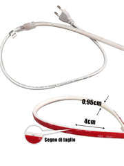 10 Metri Striscia LED COB 220V 2025 288LED/m IP65