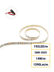 24V Striscia LED CCT 2835 192L 14W/m 1390lm/m Larghezza 10mm 5mt