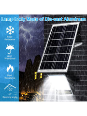 Faretto led esterno con pannello solare