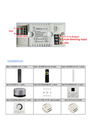 Dimmer led push 0-10V DLS001
