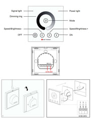 Telecomando da Parete DIM Full Touch