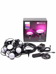 Lampada da Esterno RGB SMART 15 PCS Luci Giardino con Picchetto
