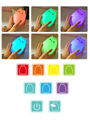 Silicone Luce Notturna 7 Colori Tap Control
