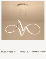 GIULIA NUVOLA 9111 Lampadario LED a Sospensione SMART