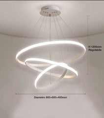 GIULIA ANELLO 8137-3 Lampadario LED a Sospensione SMART