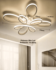 GIULIA FIORE 6801-8 Lampadario LED a Soffitto SMART