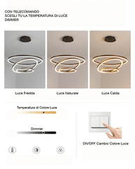 GIULIA PIANETA 6815-3 Lampadario LED a Sospensione SMART