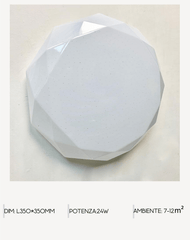 DOME LIGHT Plafoniera LED 3in1 24W/36W Diamante