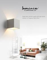 APPLIQUE CUBO GRIGIO