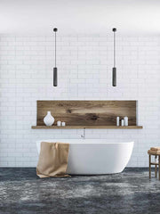 Pendente Led Tubo Evo Nero/Bianco 5w