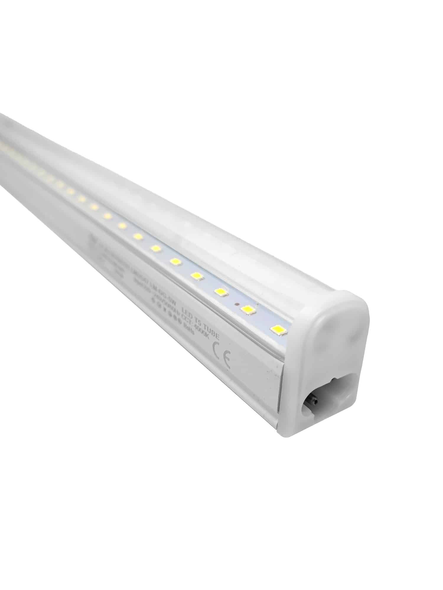 Reglette Tubo LED T5 45cm - Bianco Freddo 6000k / Trasparente