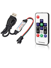 RGB LED Controller USB con Telecomanda 14Key