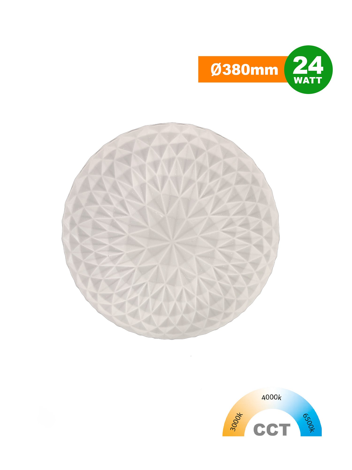 DOME LIGHT Plafoniera LED 3in1 24W/36W SKU 19586 Immagine principale del prodotto