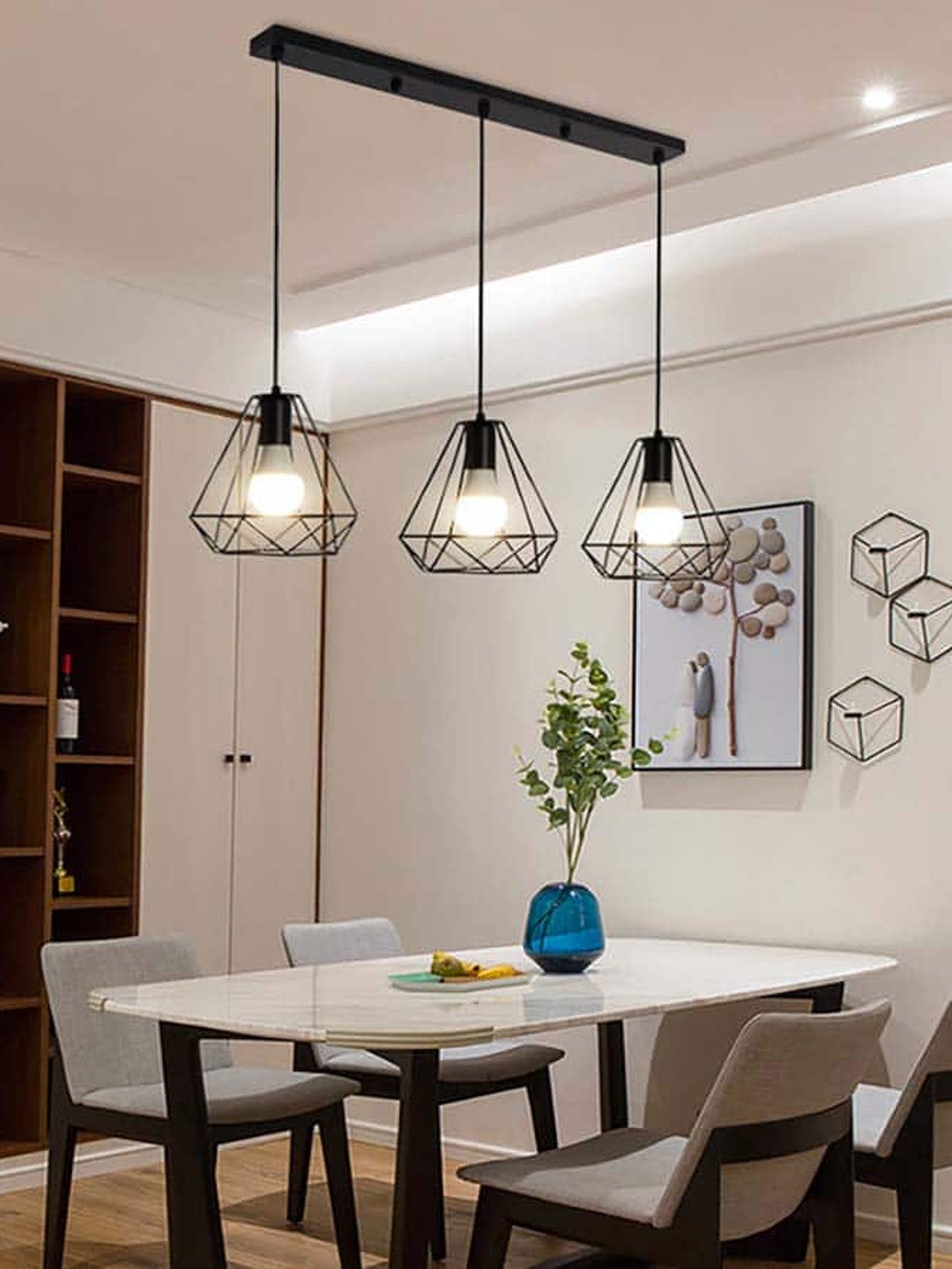 Lampadario a Sospensione Nero FEEL 1465