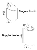 Applique GU10 Esterno Singolo / Doppio fascio di luce Vejo