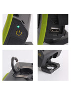 Lampada da Lavoro LED COB Ricaricabile 1000Lumen 5 in 1