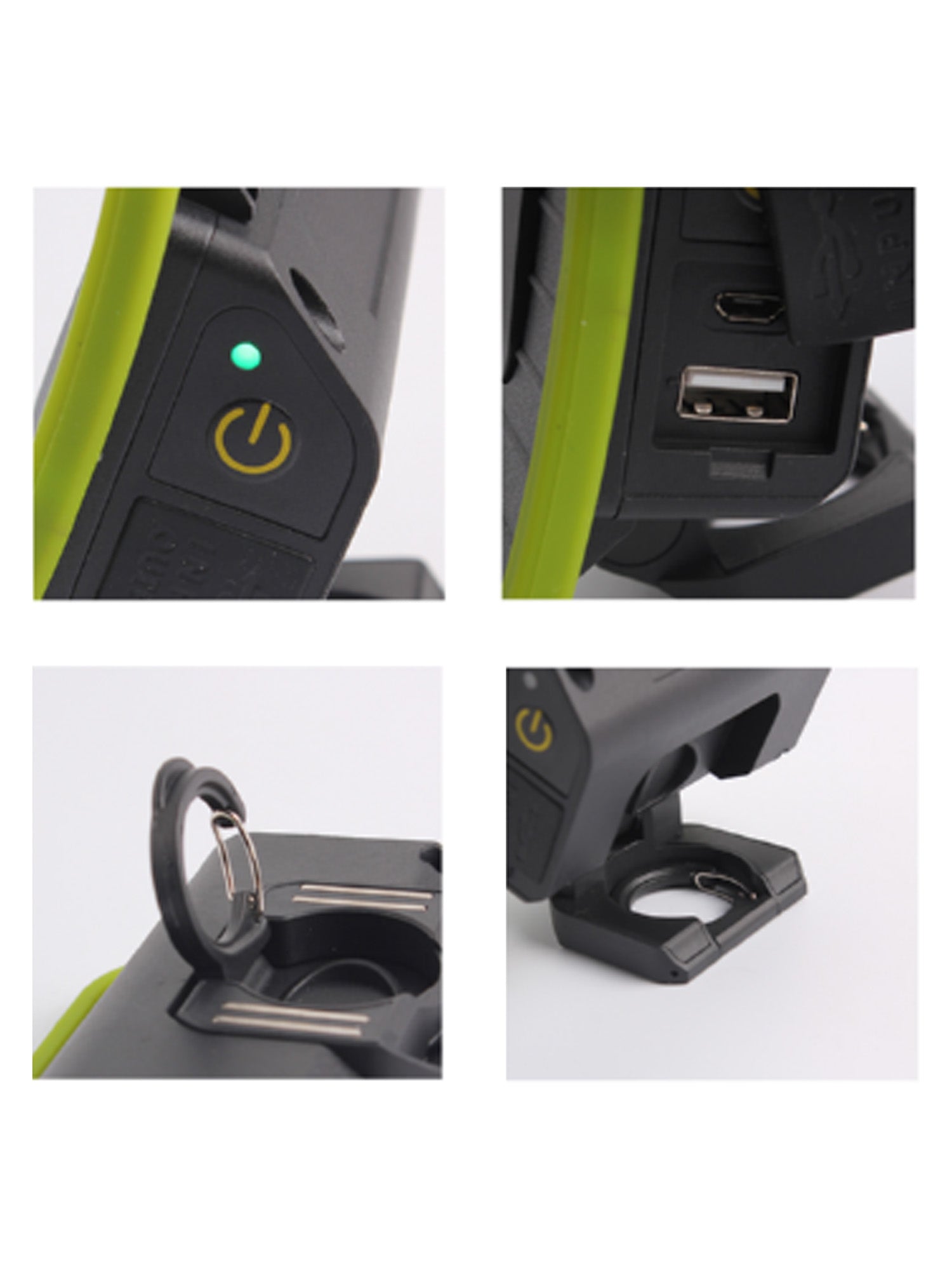 Lampada da Lavoro LED COB Ricaricabile 1000Lumen 5 in 1