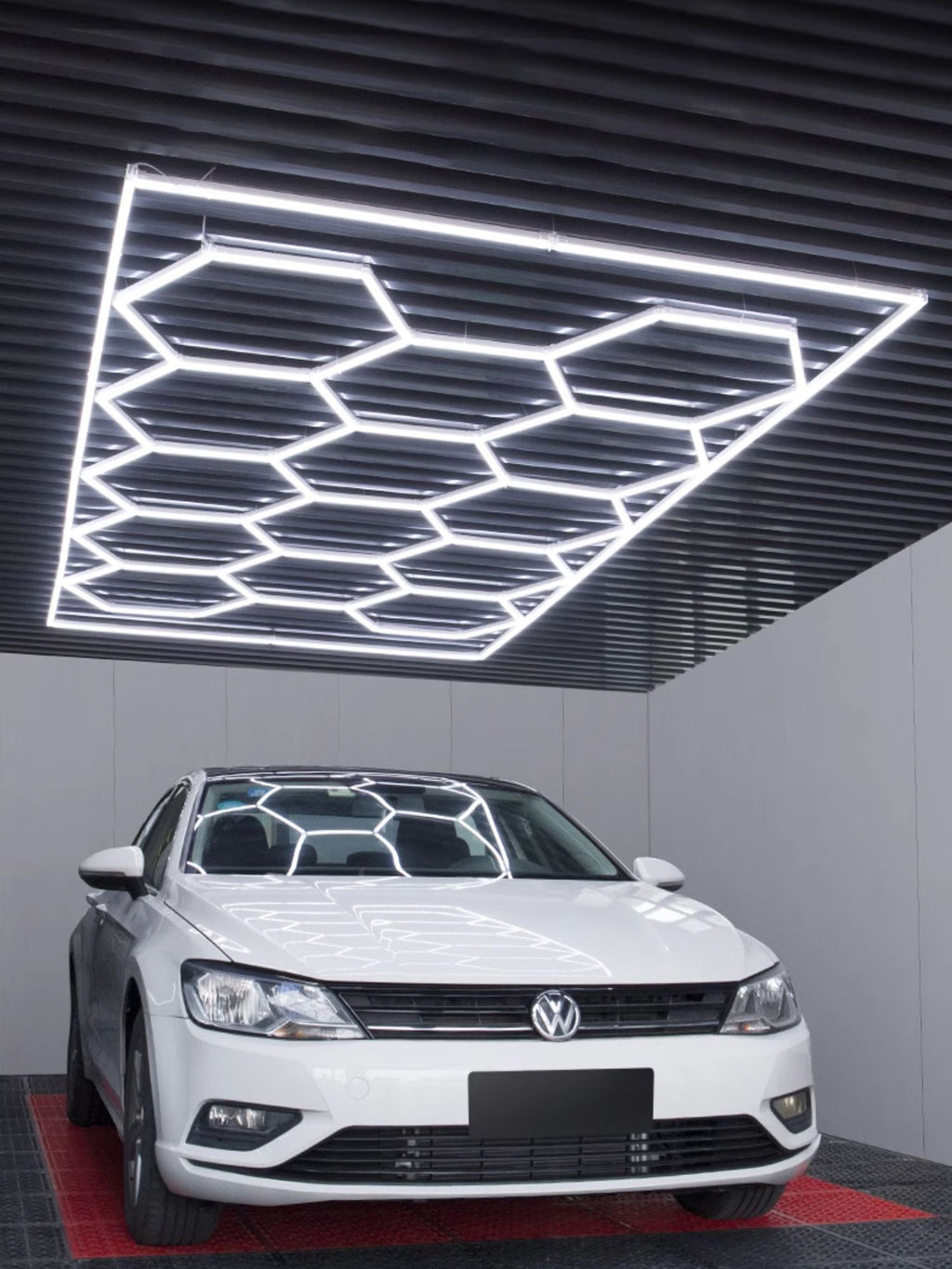 Pannello LED Esagonale 14 Moduli – 243.84 cm x 482.60 cm– 6500K – 534W