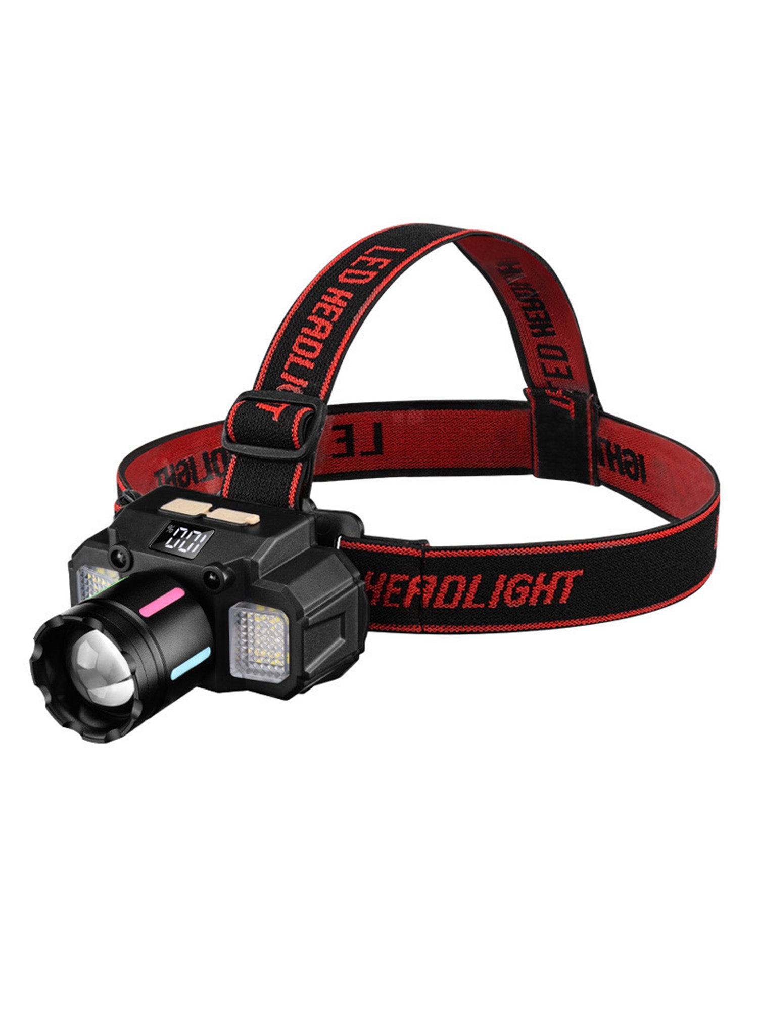 Lampada frontale ricaricabile con sensore di movimento Immagine secondaria del prodotto