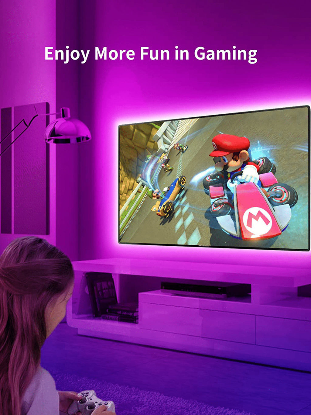 STRISCIA LED USB, RETROILLUMINAZIONE TV