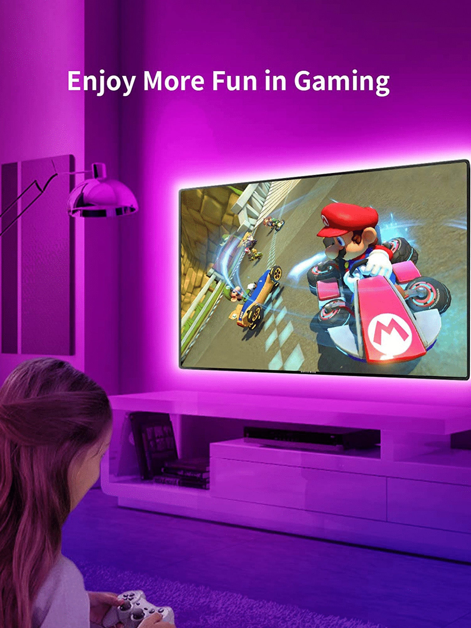 STRISCIA LED USB, RETROILLUMINAZIONE TV