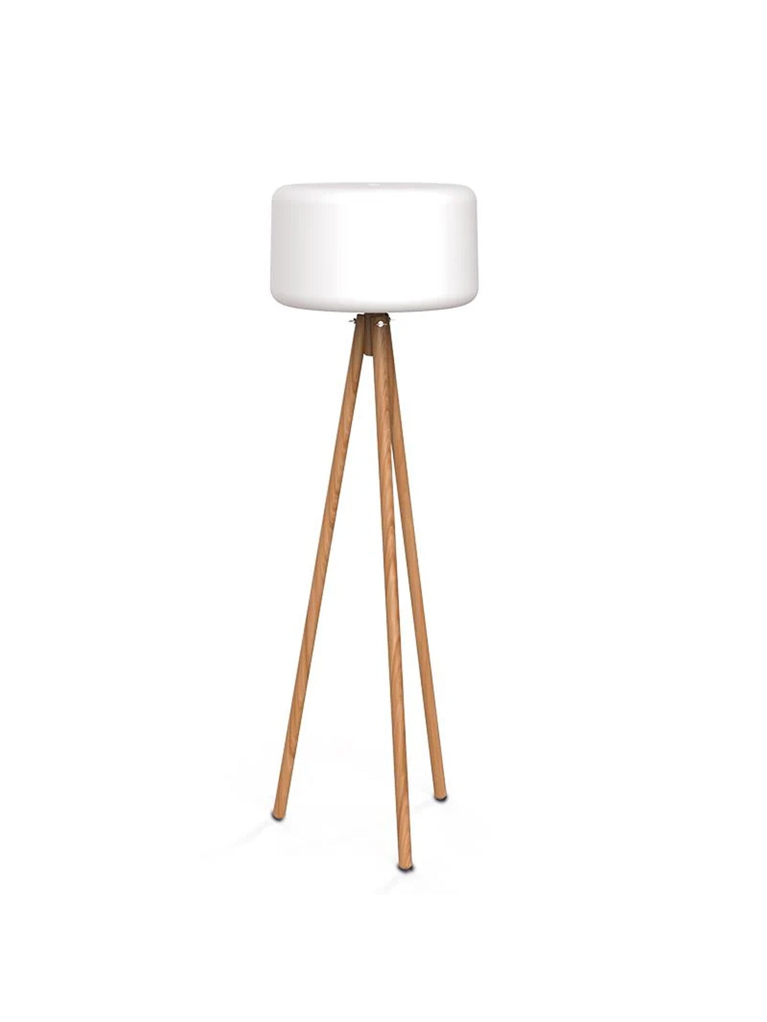 Lampada da Terra con Gambe in Legno Chloe