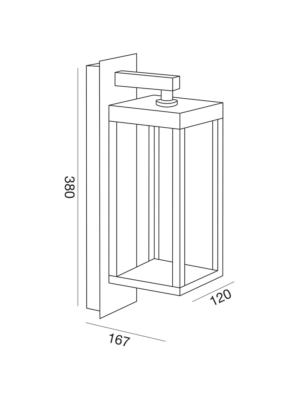 Applique LED Esterno 13W Sire