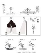Paletto LED Solare Giardino con Sensore ALTILIA 56cm