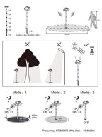 Paletto  LED Solare Giardino con Sensore DREOLI