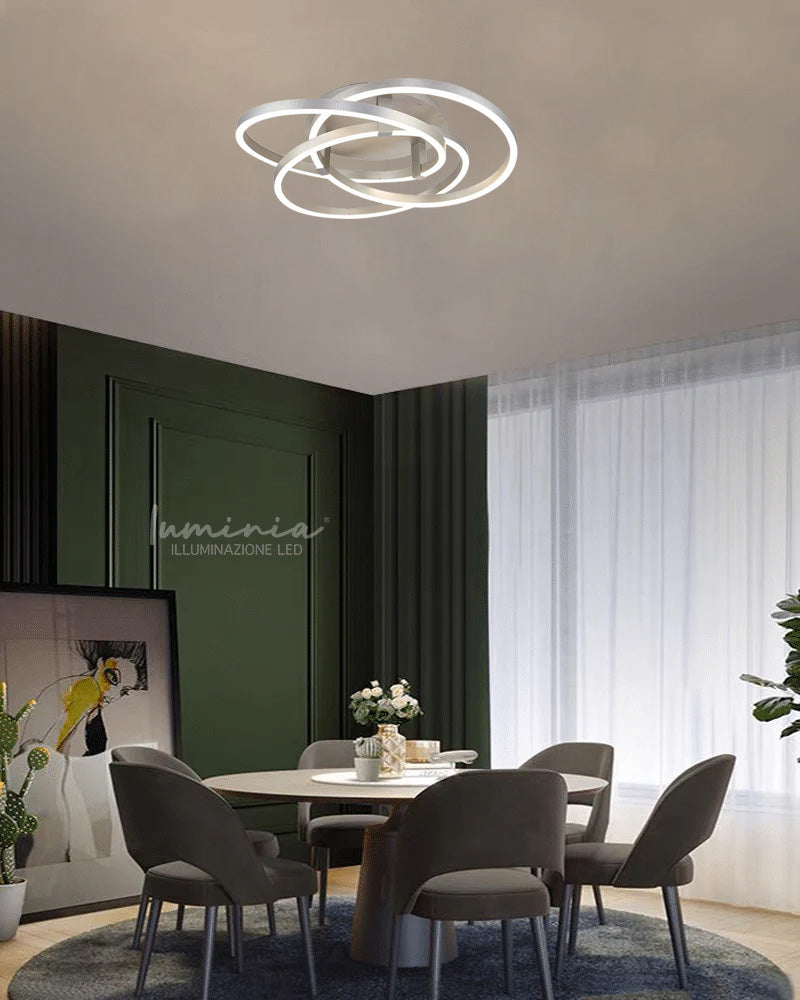 GIULIA ROSA 9178-3 Lampadario LED a Soffitto SMART