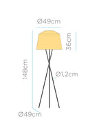 Lampada da Terra AMALFI