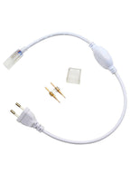 Striscia LED 220V SMD5050 60LED/m IP67 su Misura Luce Bianca/Blu